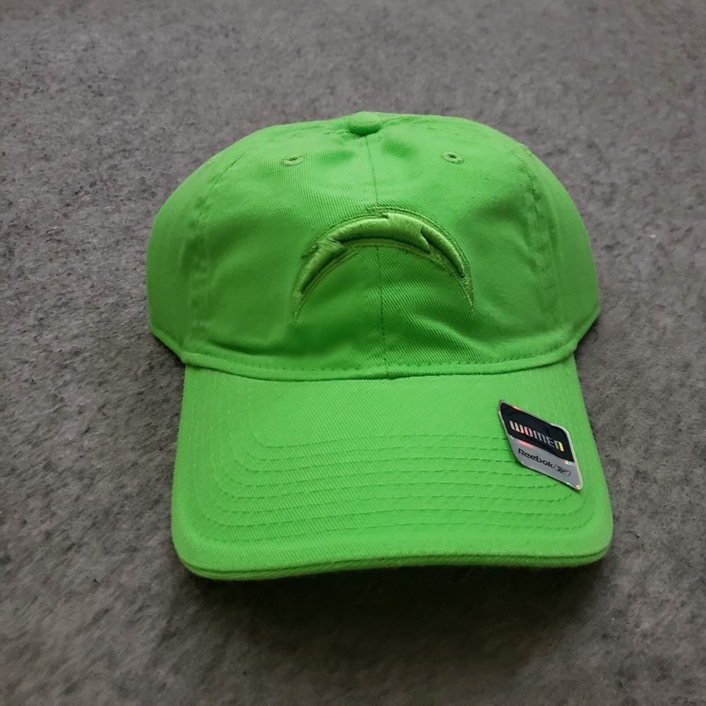 NEW San Diego Chargers Hat Cap Womens Green Strap Back NFL Football Logo Reebok